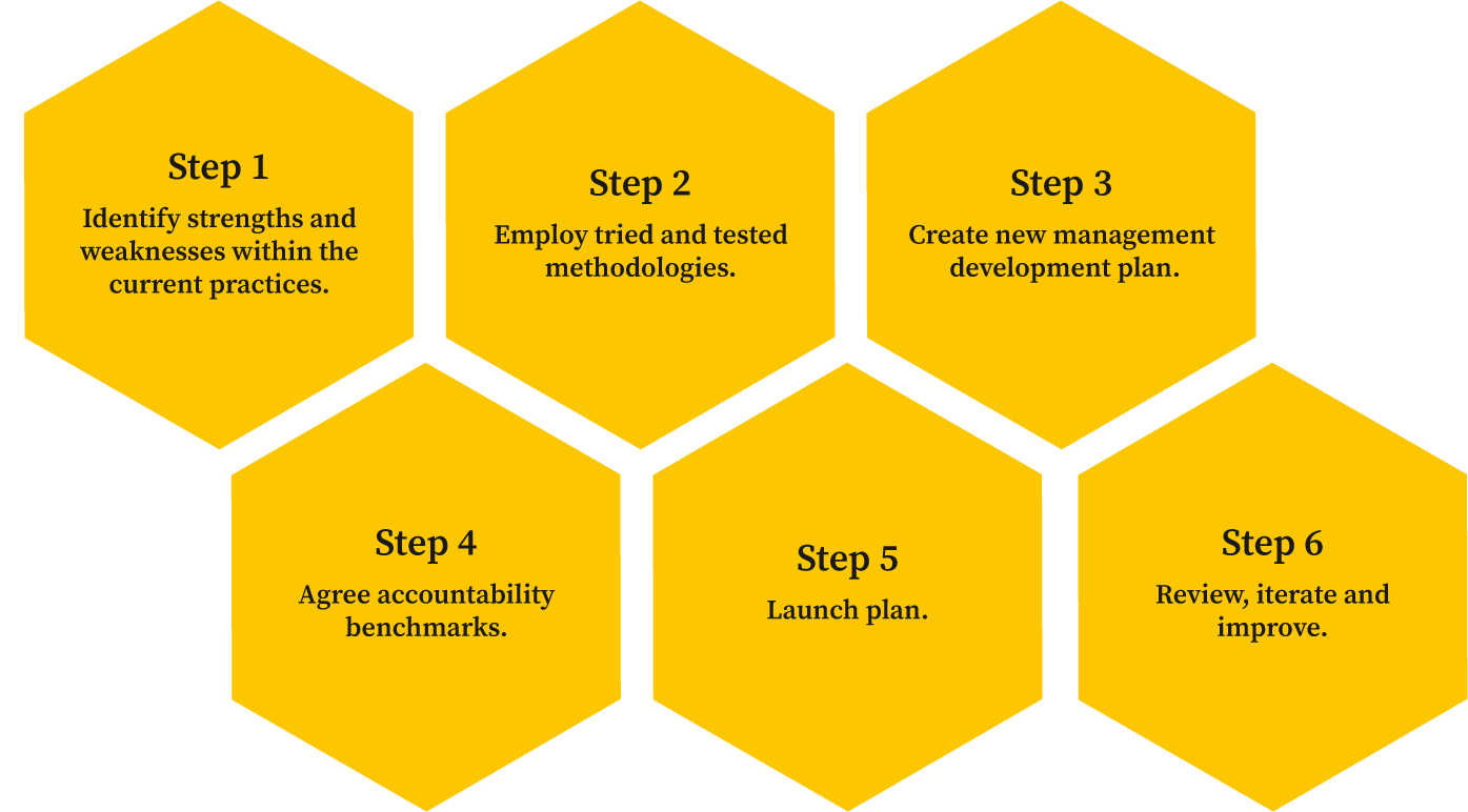 Buzz Business Development - Developing Management Skills 6 Steps