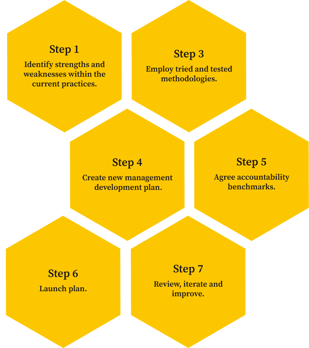 Buzz Business Development - Developing Management Skills 6 Steps