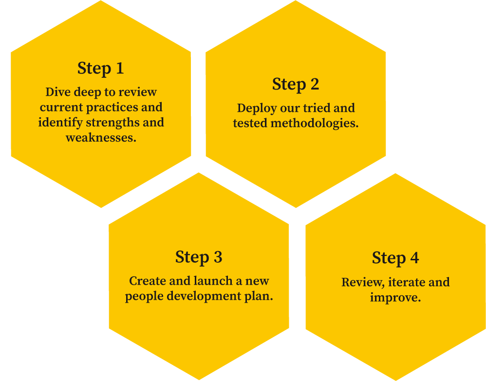 Buzz Business Development - People Management Solutions 4 Steps